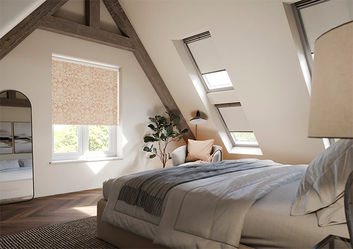 William Morris At Home Sunflower, Madder - Twist&Fit Roller Blind - Image 7